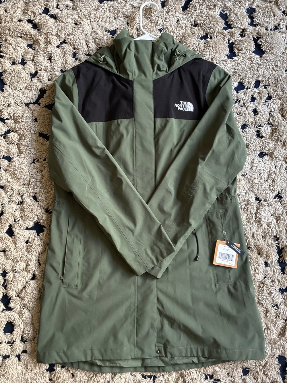 The North Face Women’s Olympia Hooded Rain Trench Jacket